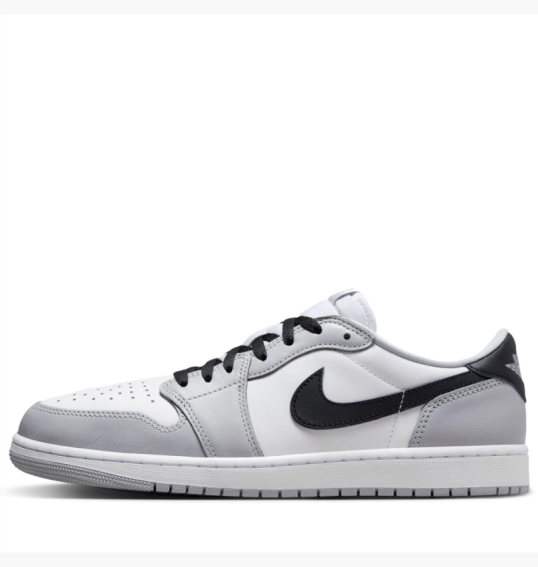 Кросівки чоловічі Air Jordan 1 Low Og Barons White/Grey CZ0790-110 фото 2 — інтернет-магазин Tapok