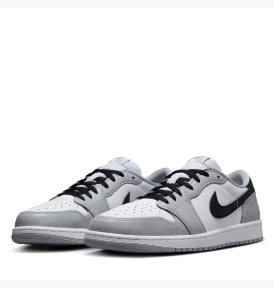 Кросівки чоловічі Air Jordan 1 Low Og Barons White/Grey CZ0790-110 фото 3 — інтернет-магазин Tapok