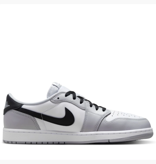 Кросівки чоловічі Air Jordan 1 Low Og Barons White/Grey CZ0790-110 фото 4 — інтернет-магазин Tapok