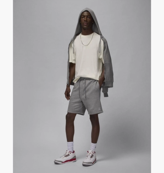 Шорти чоловічі Air Jordan Brooklyn Fleece Grey FV7285-091 фото 8 — інтернет-магазин Tapok