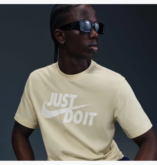 Футболка чоловіча Nike Sportswear Jdi Beige AR5006-229 фото 5 — інтернет-магазин Tapok