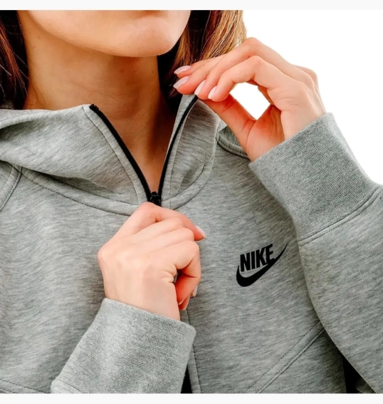 Костюм спортивний жіночий Nike Tch Flc Fz Wr Grey FB8338-063  FB8330-063 фото 5 — інтернет-магазин Tapok