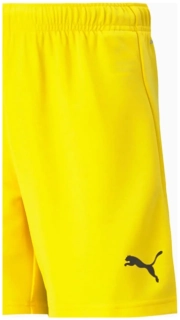 Шорты Puma teamRISE Short Jr желтый Дет 104 см 704943-07