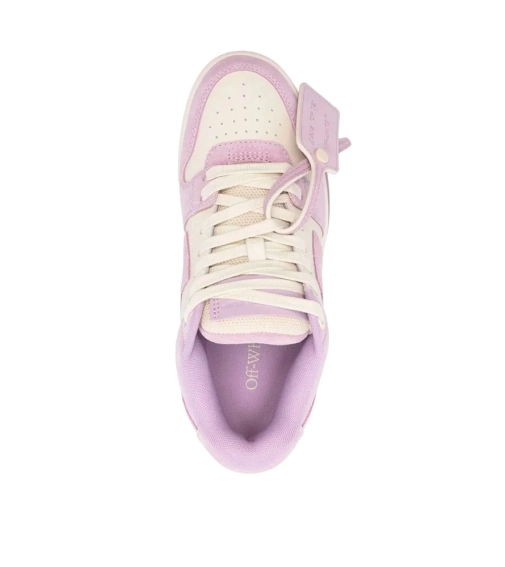 Кроссовки OFF-WHITE Out Of Office Suede Lavander Ivory OWIA259S25LEA0063F0B фото 4 — интернет-магазин Tapok