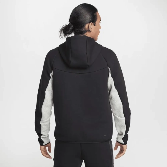 Толстовка Nike M TCH FLC FZ WR HOODIE HV0949-011 фото 2 — интернет-магазин Tapok