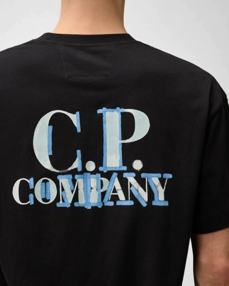 Женская футболка CP Company. Logos T-Shirt 18CMTS148A 006586W фото 3 — интернет-магазин Tapok