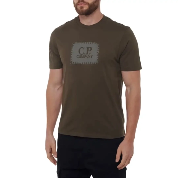 Футболка CP Company Men's Short Sleeve T-Shirt 18CMTS029A 005100W фото 2 — інтернет-магазин Tapok