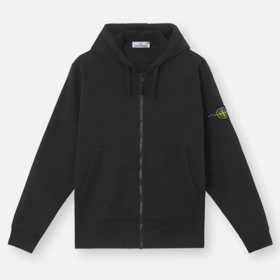 Худі Stone Island Zipped Hoodie Black K1S156100042S0051 V0029 фото 1 — інтернет-магазин Tapok