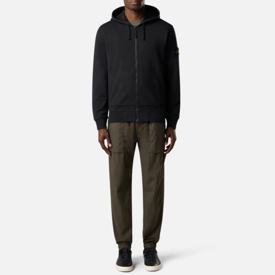 Худі Stone Island Zipped Hoodie Black K1S156100042S0051 V0029 фото 3 — інтернет-магазин Tapok
