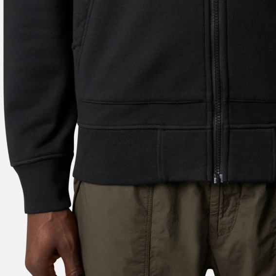 Худі Stone Island Zipped Hoodie Black K1S156100042S0051 V0029 фото 4 — інтернет-магазин Tapok