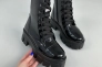 Ботинки женские кожа наплак черные на шнурках демисезонные Фото 19