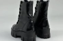 Ботинки женские кожа наплак черные на шнурках зимние Фото 20
