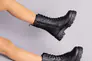 Черевики жіночі шкіряні чорні на шнурках і з замком Фото 7