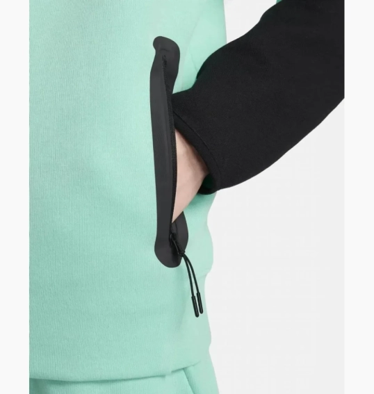 Костюм Nike Tech Fleece (чорно-м`ятний) HF4432-349_HF4433-349 фото 4 — інтернет-магазин Tapok