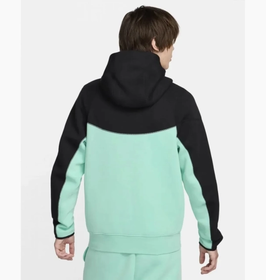 Костюм Nike Tech Fleece (чорно-м`ятний) HF4432-349_HF4433-349 фото 5 — інтернет-магазин Tapok