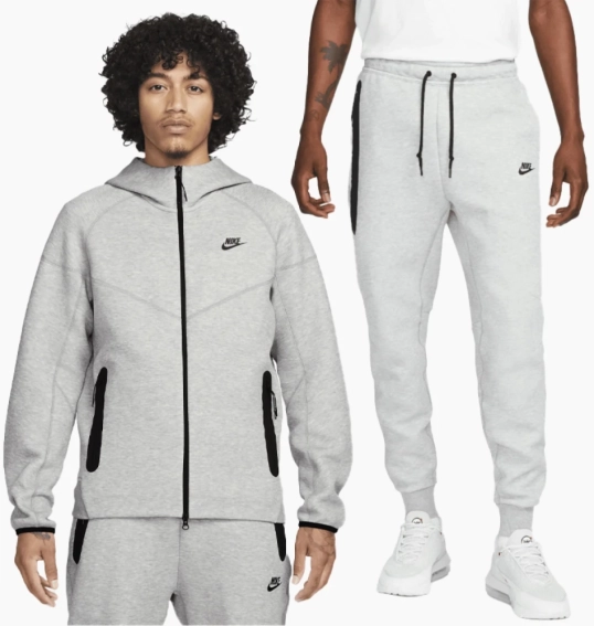 Костюм Nike Tech Fleece (сірий) FB7921-063_FB8002-063 фото 1 — інтернет-магазин Tapok