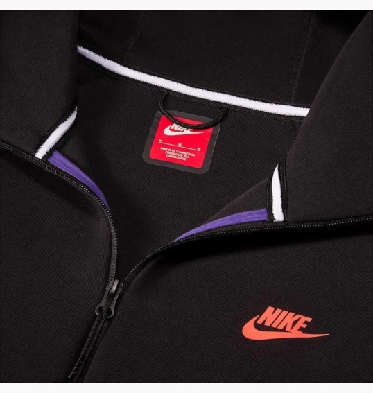 Костюм Nike Tech Fleece (чорно-фіолетовий) HF4432-504_HF4433-504 фото 5 — інтернет-магазин Tapok