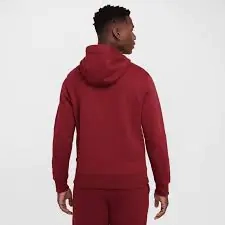 Худые Nike Club Fleecce (красное) HQ2476-677 фото 2 — интернет-магазин Tapok
