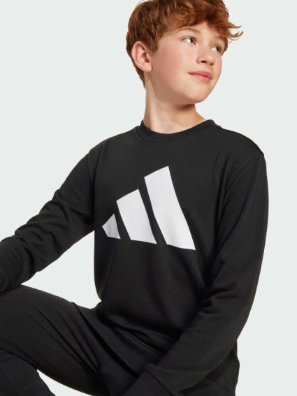 Костюм спортивный подростковый J BL FT JOG 240 JD2102 Adidas 128 Черный JD2102 фото 3 — интернет-магазин Tapok