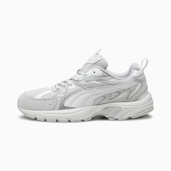 Кроссовки Unisex Milenio Tech Suede 39348902 Puma 10 (44,5) Серый 39348902 фото 1 — интернет-магазин Tapok