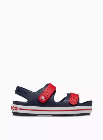 Сандалии детские Crocband Cruiser Sandal K Sdt 209423-4OT-Navy/Varsity Red CROCS C11 (28-29) Темно-сын 209423-4OT-NAVY/VARSITY R фото 2 — интернет-магазин Tapok
