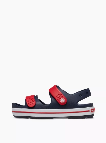 Сандалии детские Crocband Cruiser Sandal K Sdt 209423-4OT-Navy/Varsity Red CROCS C11 (28-29) Темно-сын 209423-4OT-NAVY/VARSITY R фото 3 — интернет-магазин Tapok