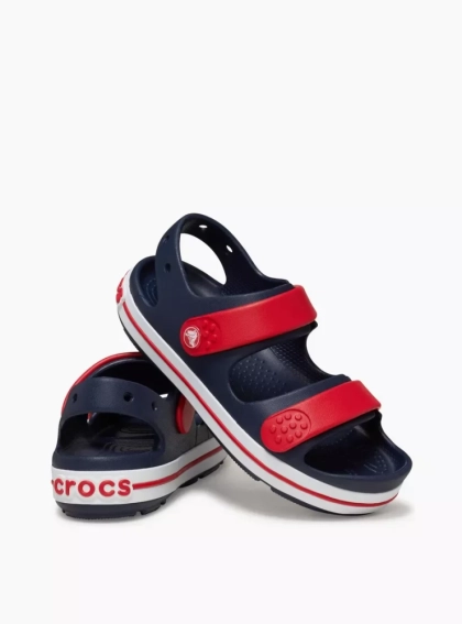 Сандалии детские Crocband Cruiser Sandal K Sdt 209423-4OT-Navy/Varsity Red CROCS C11 (28-29) Темно-сын 209423-4OT-NAVY/VARSITY R фото 4 — интернет-магазин Tapok