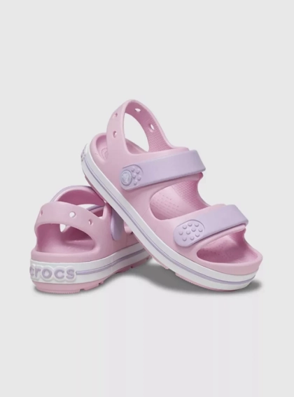 Сандалии детские Crocband Cruiser Sandal K Sdt 209423-84I-Ballerina/Lavender CROCS C11 (28-29) Сиреневый 209423-84I-BALLERINA/LAVE фото 3 — интернет-магазин Tapok