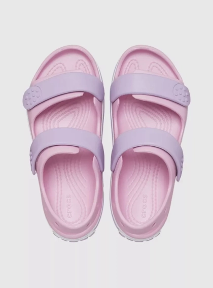 Сандалии детские Crocband Cruiser Sandal K Sdt 209423-84I-Ballerina/Lavender CROCS C11 (28-29) Сиреневый 209423-84I-BALLERINA/LAVE фото 4 — интернет-магазин Tapok