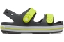 Сандалі дитячі Crocband Cruiser Sandal T Sdt 209424-1NJ-Slate Grey/Acidity CROCS C10 (27-28) Темно-с 209424-1NJ-SLATE GREY/ACI Фото 1