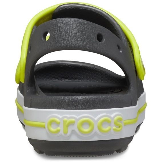 Сандалі дитячі Crocband Cruiser Sandal T Sdt 209424-1NJ-Slate Grey/Acidity CROCS C10 (27-28) Темно-с 209424-1NJ-SLATE GREY/ACI фото 4 — інтернет-магазин Tapok