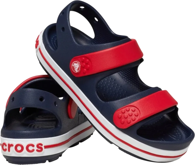 Сандалі дитячі Crocband Cruiser Sandal T Sdt 209424-4OT-Navy/Varsity Red CROCS C10 (27-28) Темно-син 209424-4OT-NAVY/VARSITY R фото 2 — інтернет-магазин Tapok