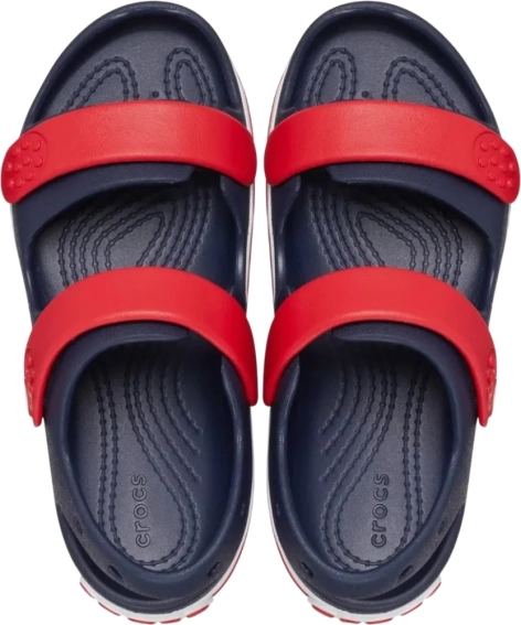 Сандалі дитячі Crocband Cruiser Sandal T Sdt 209424-4OT-Navy/Varsity Red CROCS C10 (27-28) Темно-син 209424-4OT-NAVY/VARSITY R фото 3 — інтернет-магазин Tapok