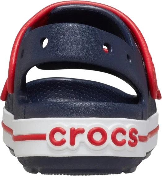 Сандалі дитячі Crocband Cruiser Sandal T Sdt 209424-4OT-Navy/Varsity Red CROCS C10 (27-28) Темно-син 209424-4OT-NAVY/VARSITY R фото 4 — інтернет-магазин Tapok