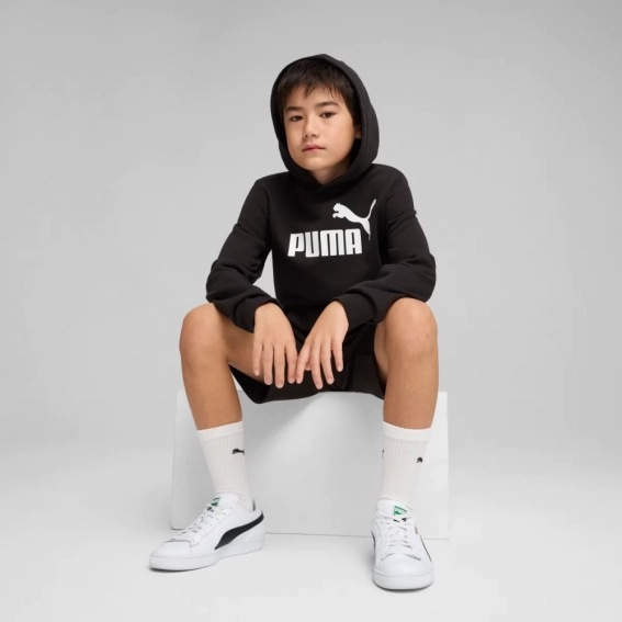 Толстовка подростковая ESS No. 1 Logo Hoodie TR 68490901 Puma 128 Черный 68490901 фото 3 — интернет-магазин Tapok