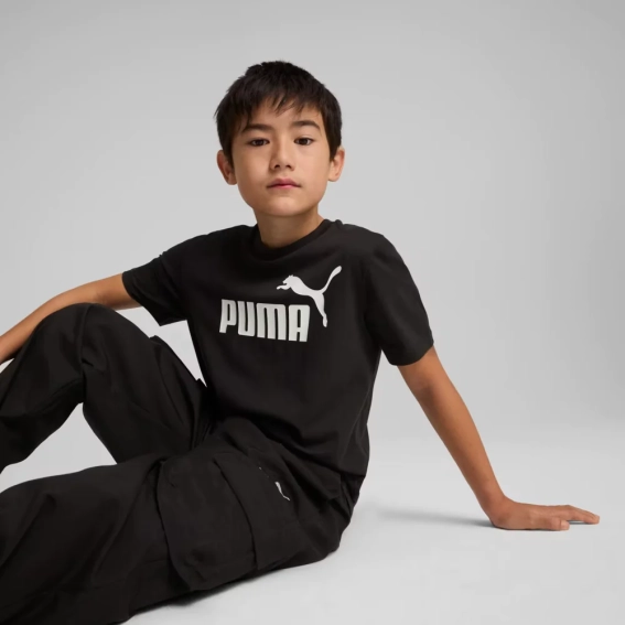 Футболка подростковая ESS No. 1 Logo Tee 68490601 Puma 140 Черный 68490601 фото 1 — интернет-магазин Tapok