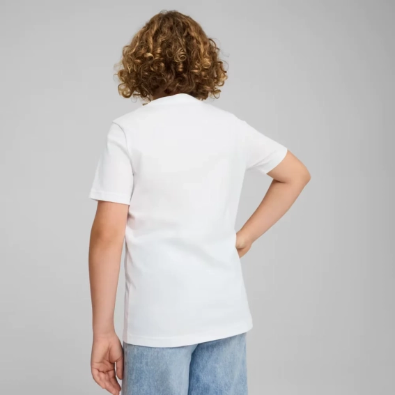 Футболка подростковая ESS No. 1 Logo Tee 68490602 Puma 152 Белый 68490602 фото 2 — интернет-магазин Tapok