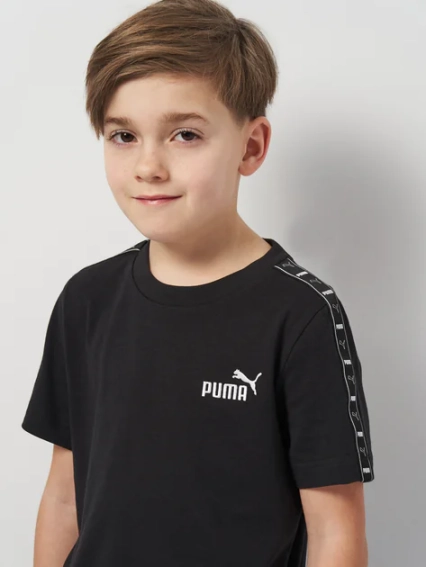 Футболка подростковая ESS TAPE Tee 68578001 Puma 128 Черный 68578001 фото 3 — интернет-магазин Tapok