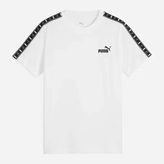 Футболка підліткова ESS TAPE Tee 68578002 Puma 128 Білий 68578002 фото 4 — інтернет-магазин Tapok