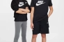 Футболка підліткова K NSW TEE FUTURA HBR FZ5178-010 Nike L Чорний FZ5178-010 Фото 4