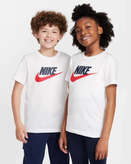 Футболка підліткова K NSW TEE FUTURA HBR FZ5178-100 Nike L Білий FZ5178-100 фото 1 — інтернет-магазин Tapok
