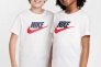Футболка підліткова K NSW TEE FUTURA HBR FZ5178-100 Nike L Білий FZ5178-100 Фото 1