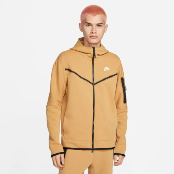 Худые Nike Tech Fleece (желтое) CU4489-722 фото 3 — интернет-магазин Tapok