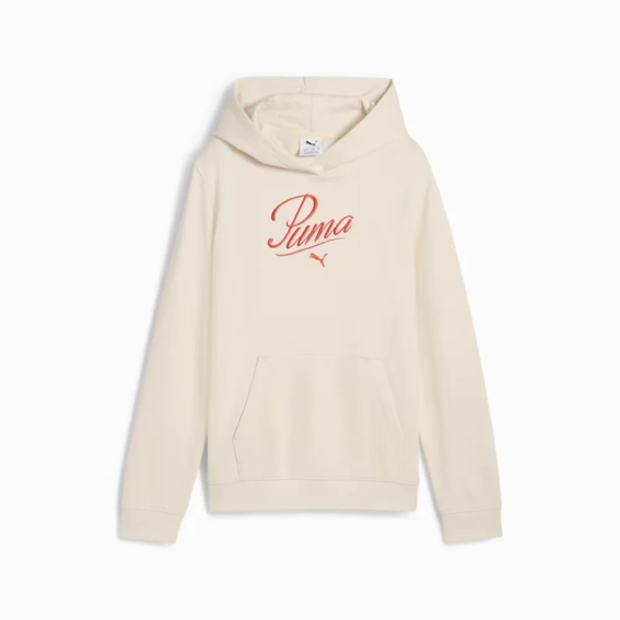 Худые подростковые ESS SCRIPT Hoodie 68580687 Puma 128 Бежевый 68580687 фото 4 — интернет-магазин Tapok