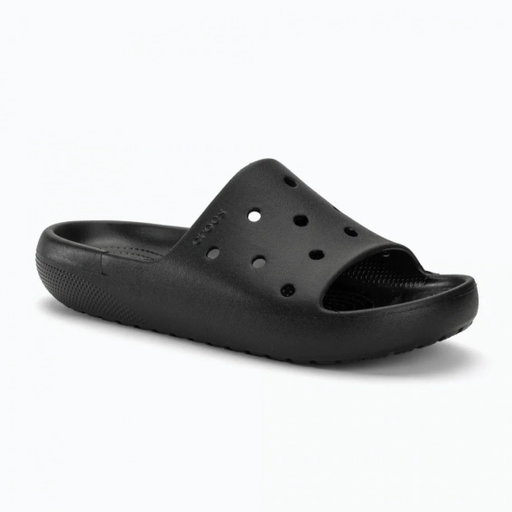 Шлепанцы UNI Classic Slide v2 Whi 209401-001-Black CROCS M10/W12(43-44) Черный 209401-001-BLACK фото 1 — интернет-магазин Tapok