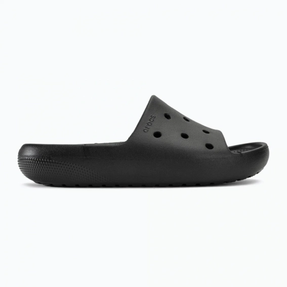 Шлепанцы UNI Classic Slide v2 Whi 209401-001-Black CROCS M10/W12(43-44) Черный 209401-001-BLACK фото 2 — интернет-магазин Tapok