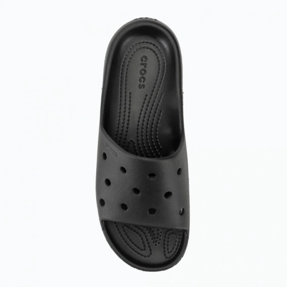 Шлепанцы UNI Classic Slide v2 Whi 209401-001-Black CROCS M10/W12(43-44) Черный 209401-001-BLACK фото 4 — интернет-магазин Tapok