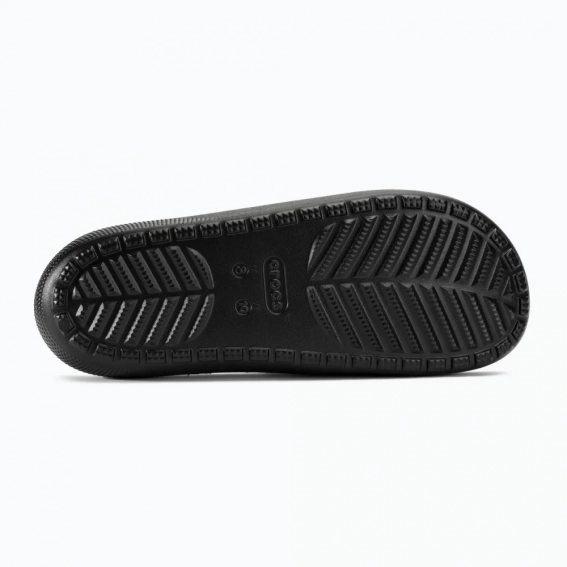Шлепанцы UNI Classic Slide v2 Whi 209401-001-Black CROCS M10/W12(43-44) Черный 209401-001-BLACK фото 6 — интернет-магазин Tapok