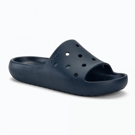 Шлепанцы UNI Classic Slide v2 Whi 209401-410-Navy CROCS M10/W12(43-44) Темно-синий 209401-410-NAVY фото 1 — интернет-магазин Tapok