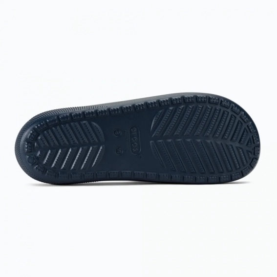 Шлепанцы UNI Classic Slide v2 Whi 209401-410-Navy CROCS M10/W12(43-44) Темно-синий 209401-410-NAVY фото 6 — интернет-магазин Tapok